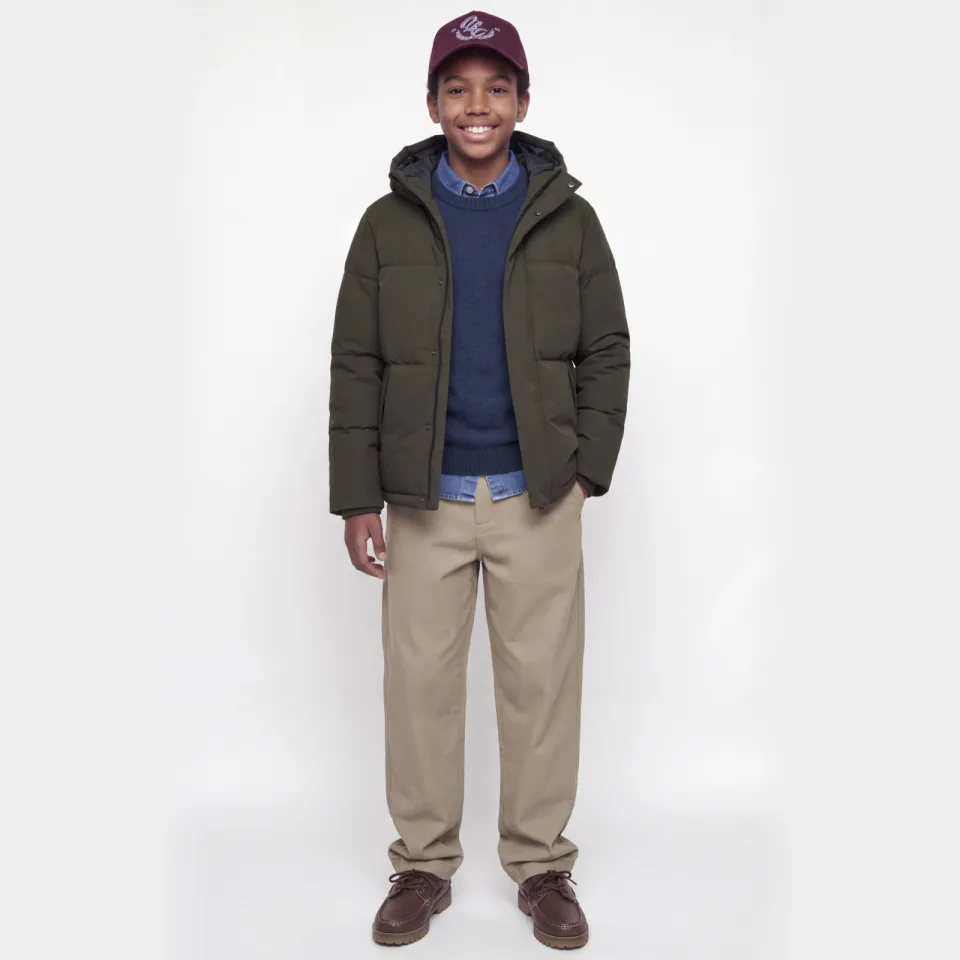 Jack & Jones JUNIOR gebreide trui met wol - donkerblauw, foto 3