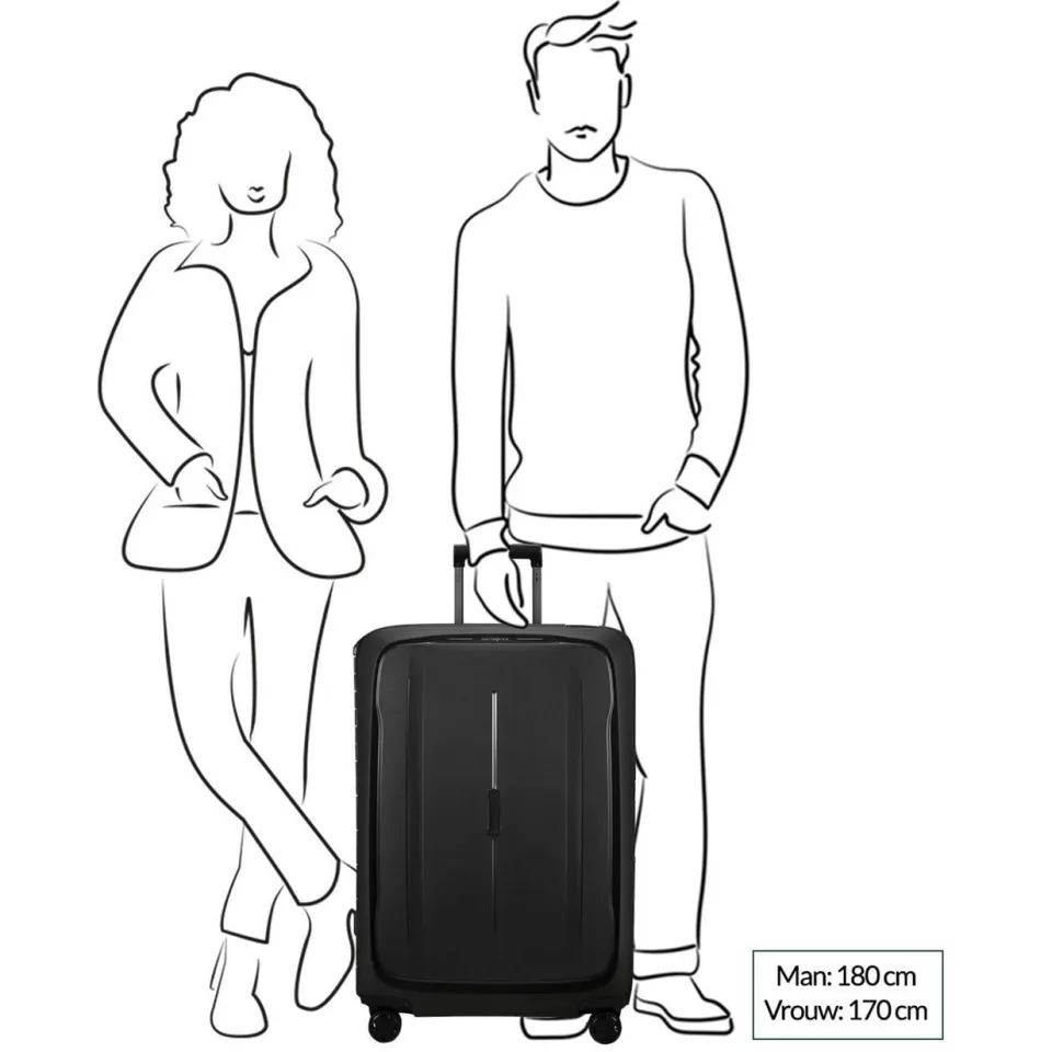 Samsonite Essens koffer 75 cm geel, foto 4