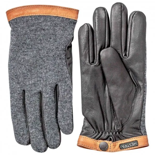 Hestra Deerskin Wool Tricot handschoenen grijs Multicolour