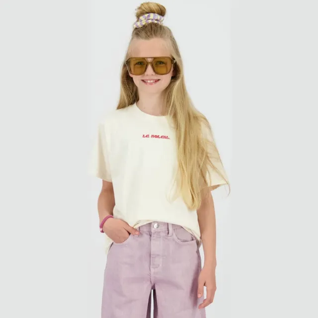 Raizzed T-shirt lichtgeel met tekst