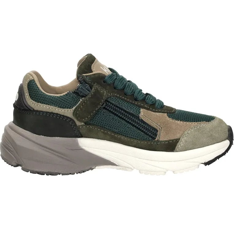 Keq lage sneakers groen