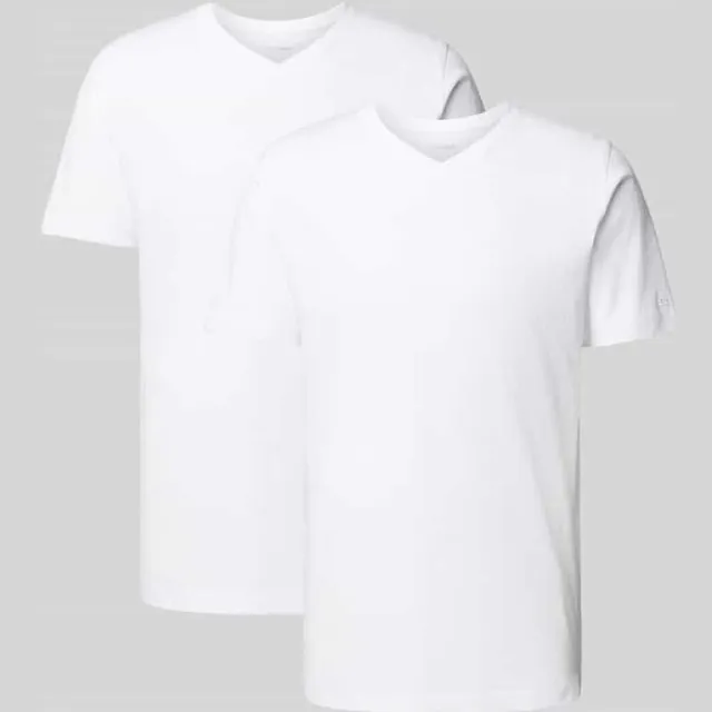 Olymp T-shirt V-hals wit, foto 2