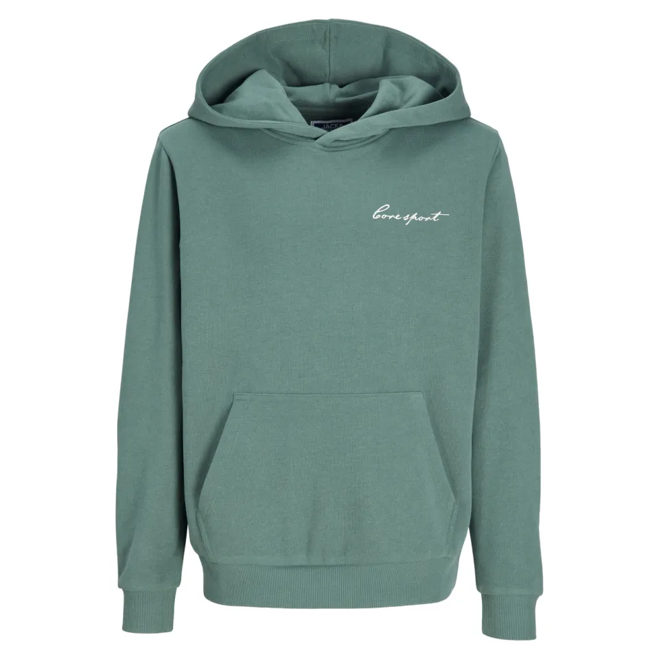 Jack & Jones JUNIOR hoodie met backprint groen, foto 2