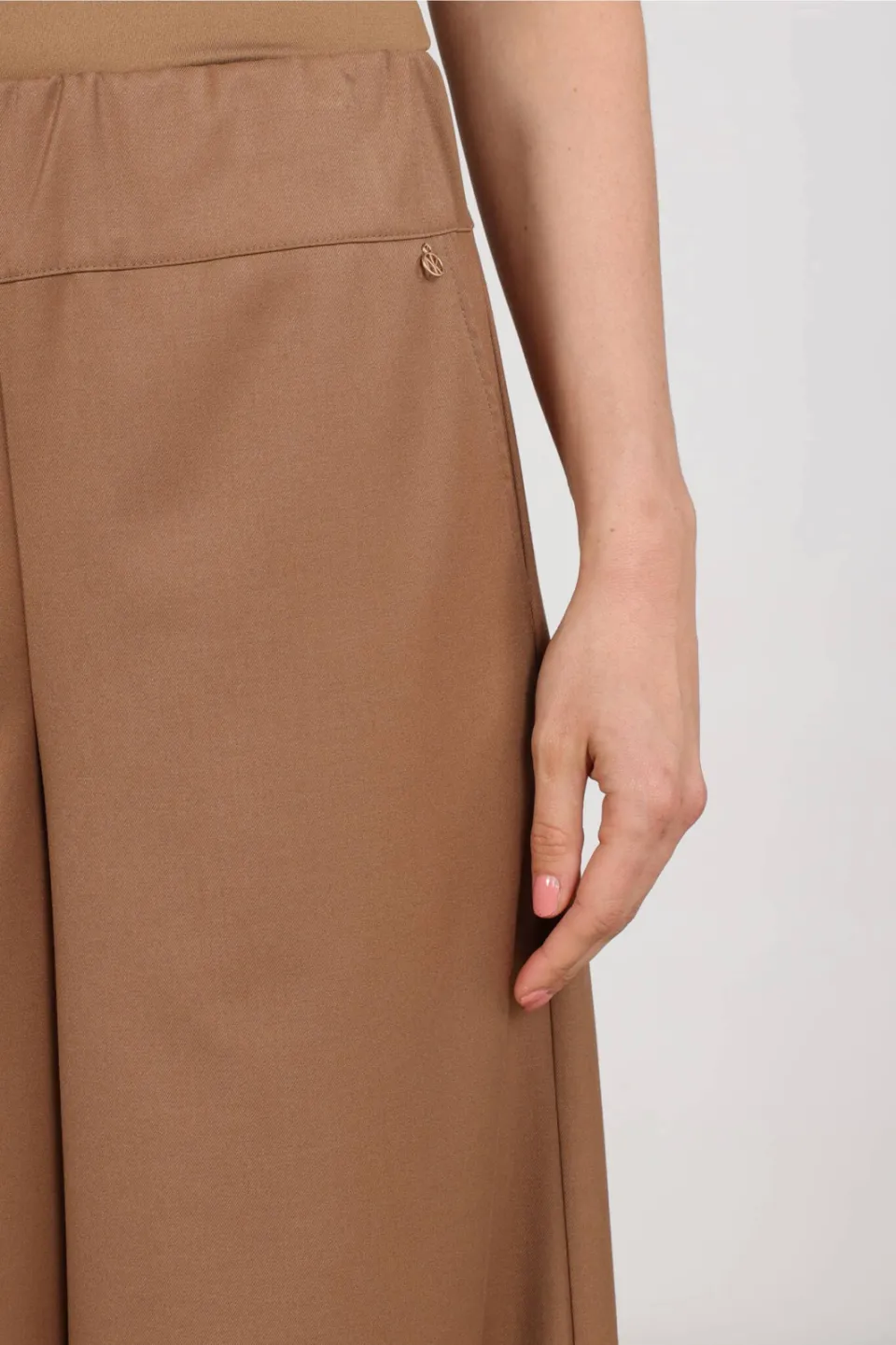NUKUS wide leg broek - camel, foto 6