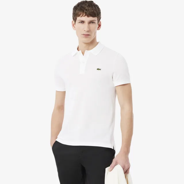 Lacoste slim polo wit