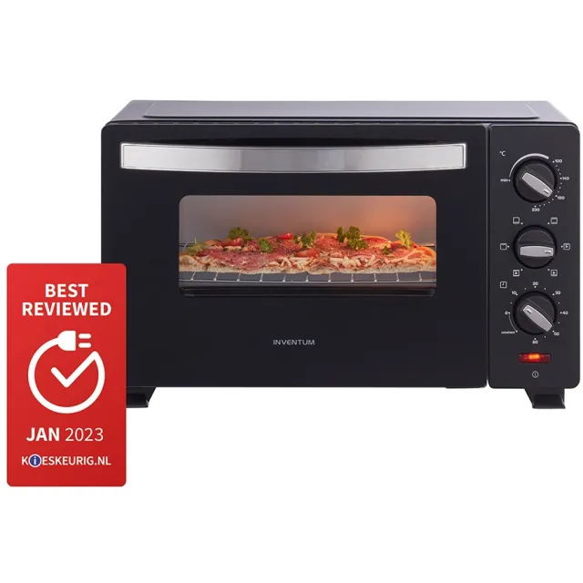 Inventum OV207B minioven zwart, foto 2