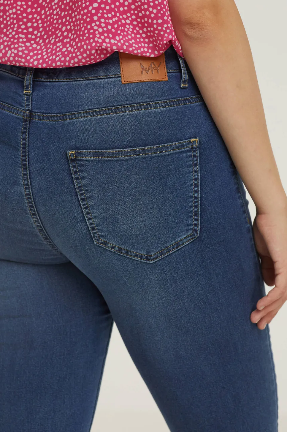 Yoek high waist shaping skinny jeans light denim, foto 8