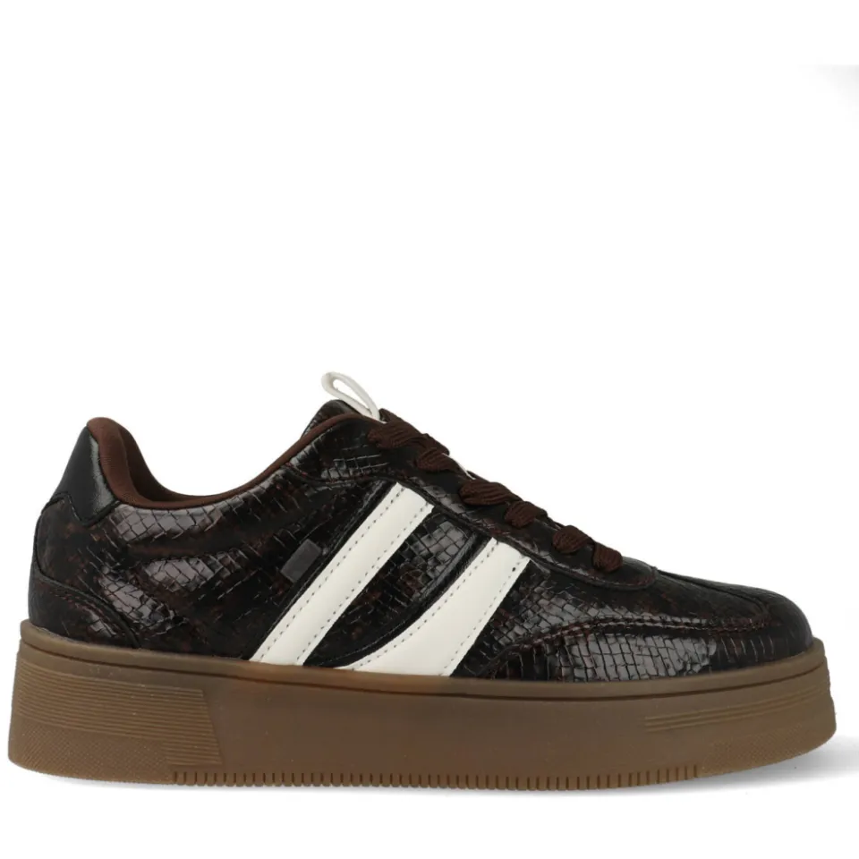 POSH by Poelman Lilly sneakers - donkerbruin