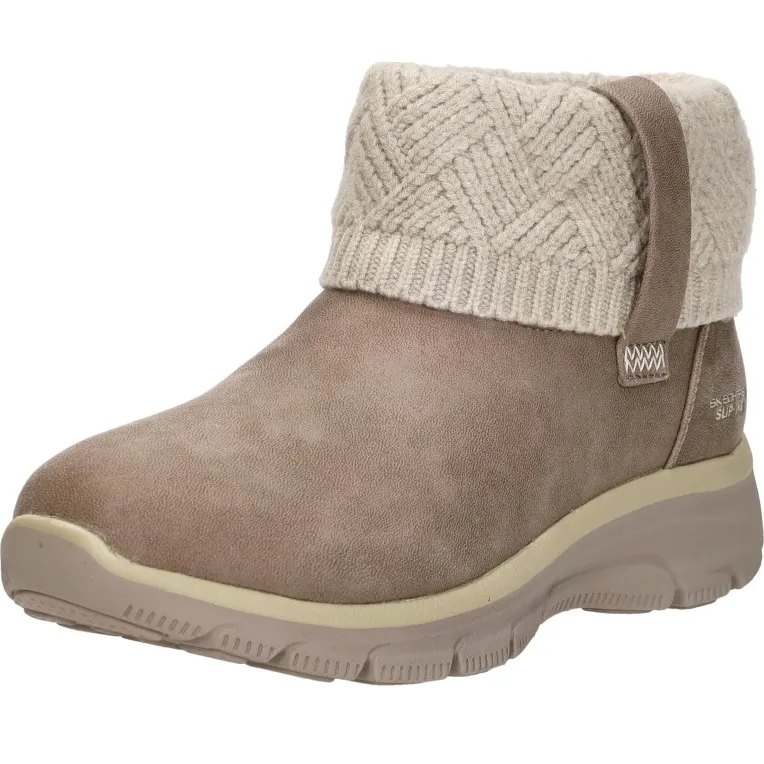 Skechers Slip-ins Easy Going Cozy Weather 4 enkellaarzen taupe, foto 5