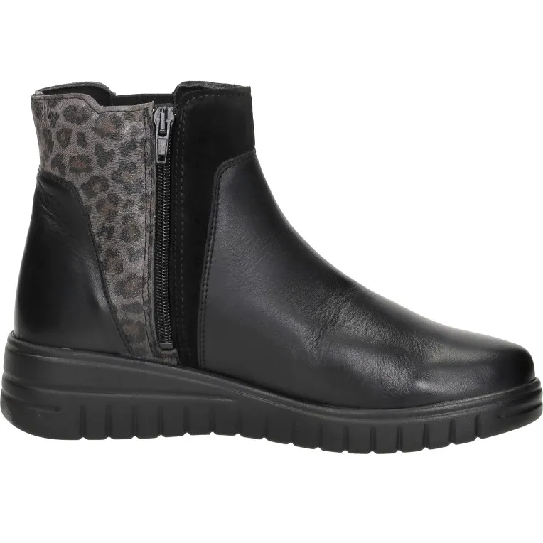 Sub55 Comfort Collection Isla 05 enkellaarsjes zwart