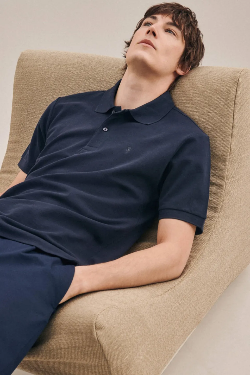 Seidensticker regular fit polo donkerblauw, foto 5