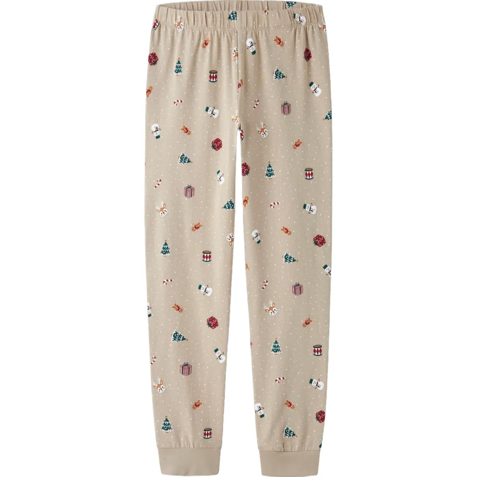 NAME IT KIDS pyjama met print beige, foto 3