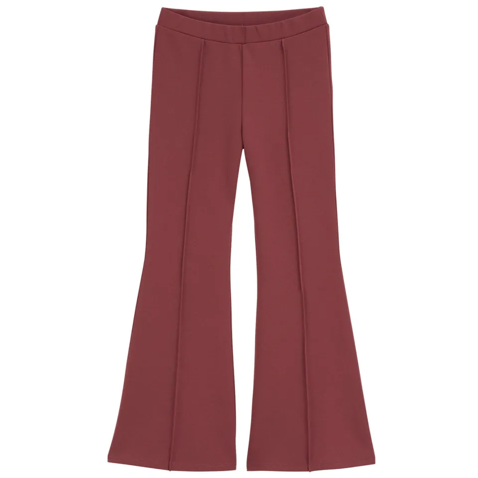 WE Fashion flared broek oudroze, foto 2