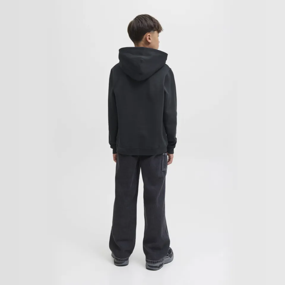 Jack & Jones JUNIOR hoodie zwart, foto 4
