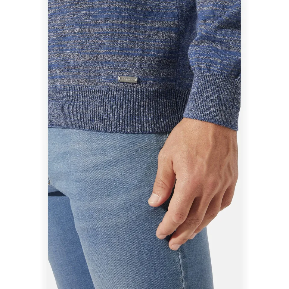 Babista katoenen trui +FIT Collectie Plus Size - meerkleurig blauw, foto 5
