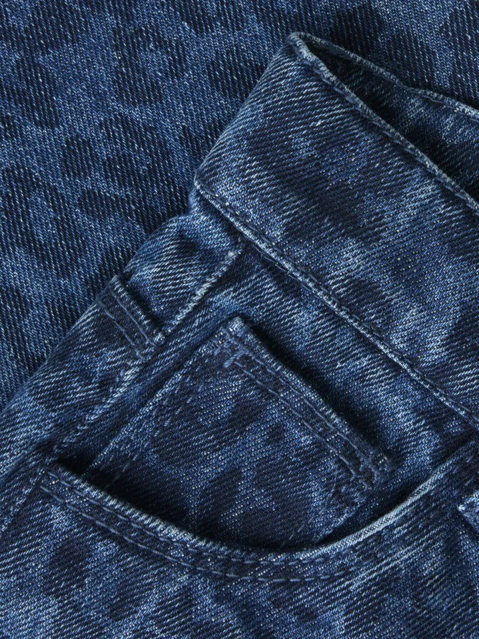 NAME IT MINI NMFBELLA barrel jeans met panterprint - middelblauw medium blue denim, foto 2