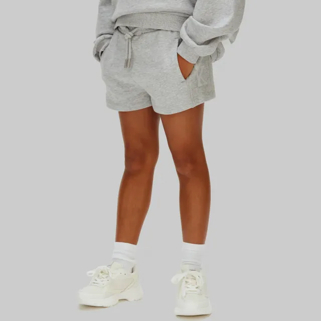 Calvin Klein sweatshort grijs melange, foto 4