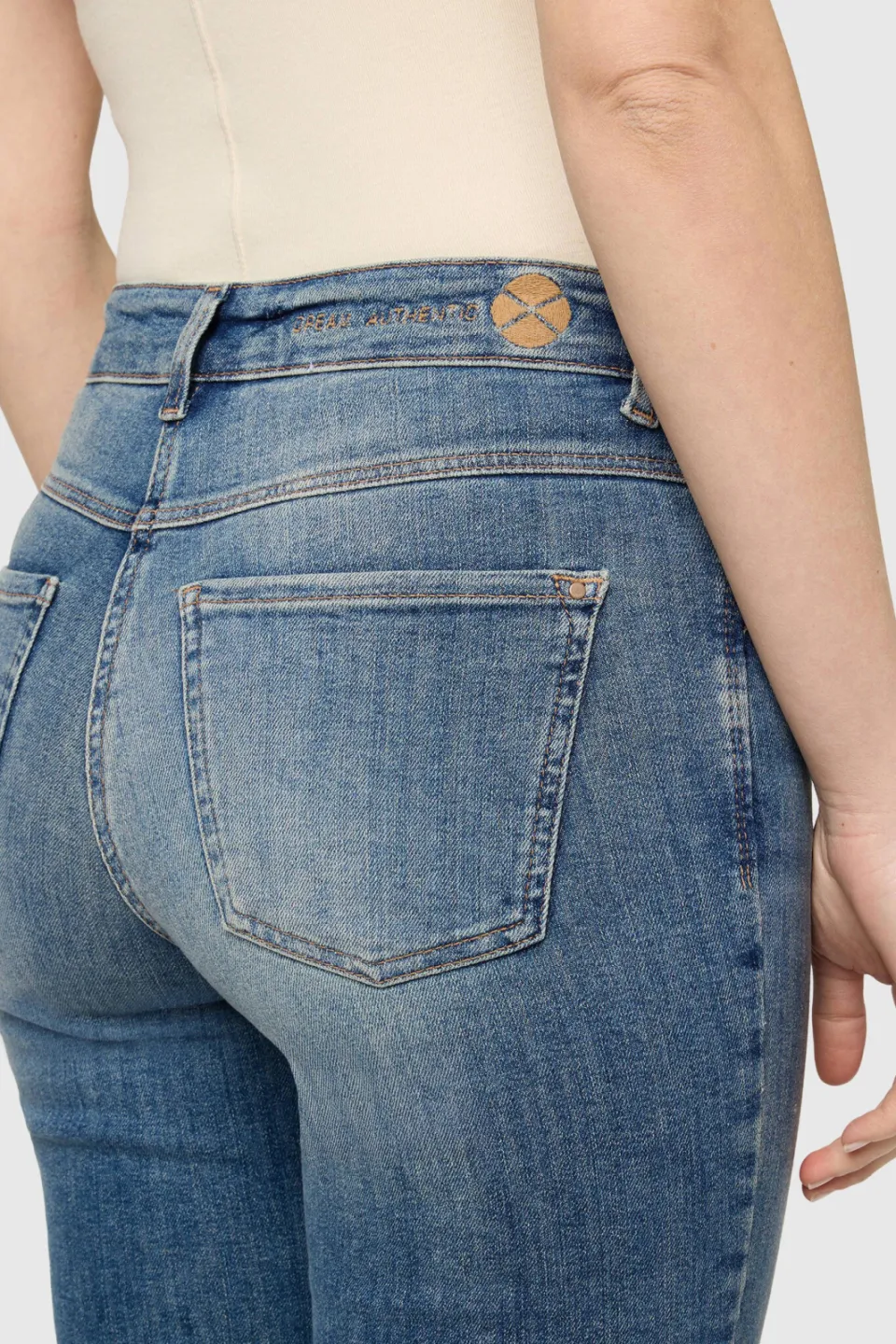 MAC flared jeans - mediumblauw, foto 6