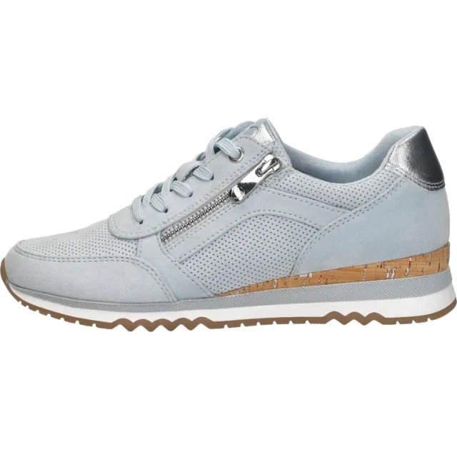 Marco Tozzi lage sneakers lichtblauw licht blauw, foto 2