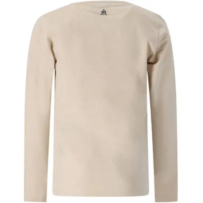 Retour Jeans rechtvallende longsleeve met print beige, foto 2