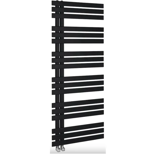 Sapho Designradiator Sapho Silvana Recht 60x150 cm 771W Mat Zwart