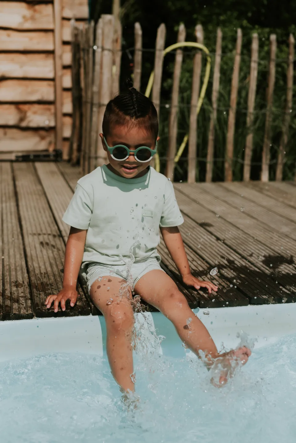 Koko Noko T-shirt groen effen