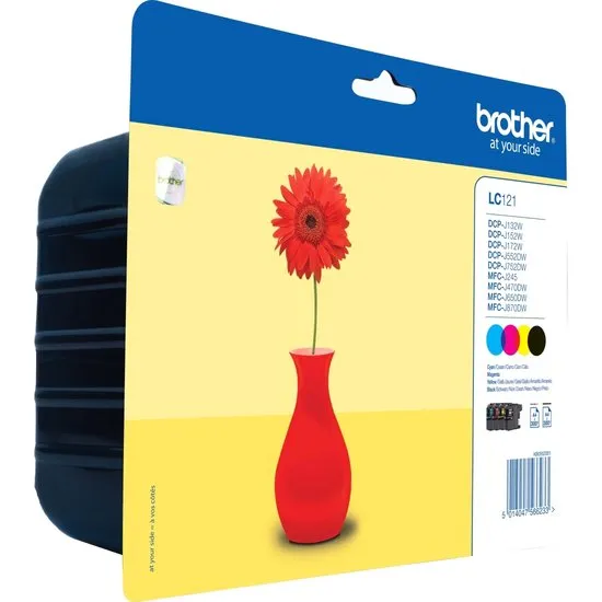 Brother LC-121 - Inktcartridge / Zwart / Magenta / Cyaan