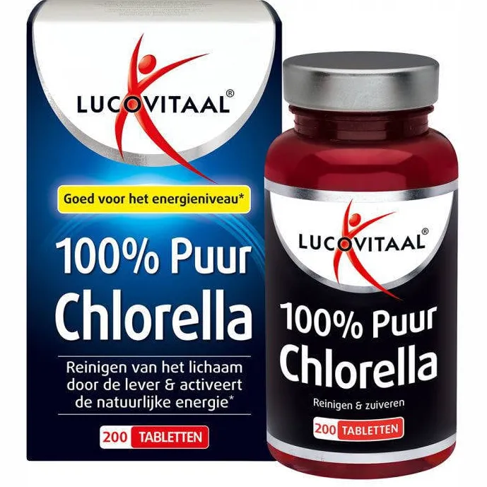 Lucovitaal Chlorella 100% Puur - 200 tabletten, foto 5