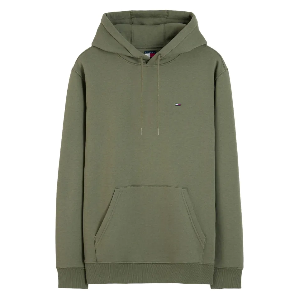 Tommy Jeans hoodie met logo - rocky mountain olijf, foto 2