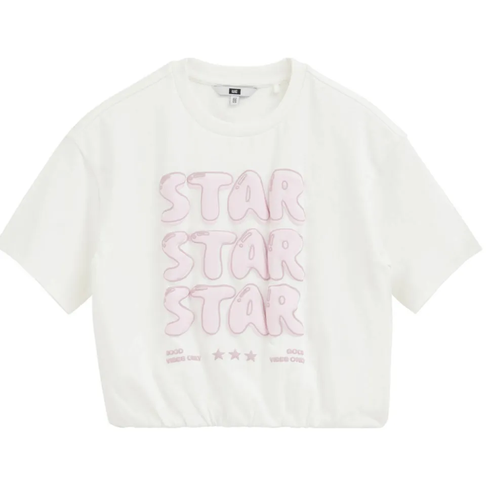 WE Fashion T-shirt met print wit, foto 2