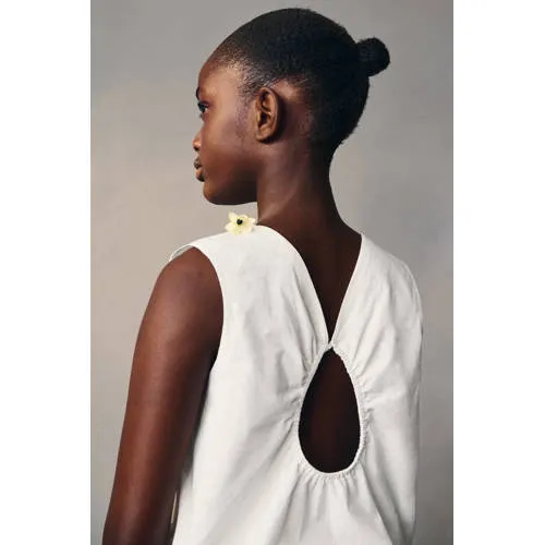 Mango top met cut-out wit, foto 5