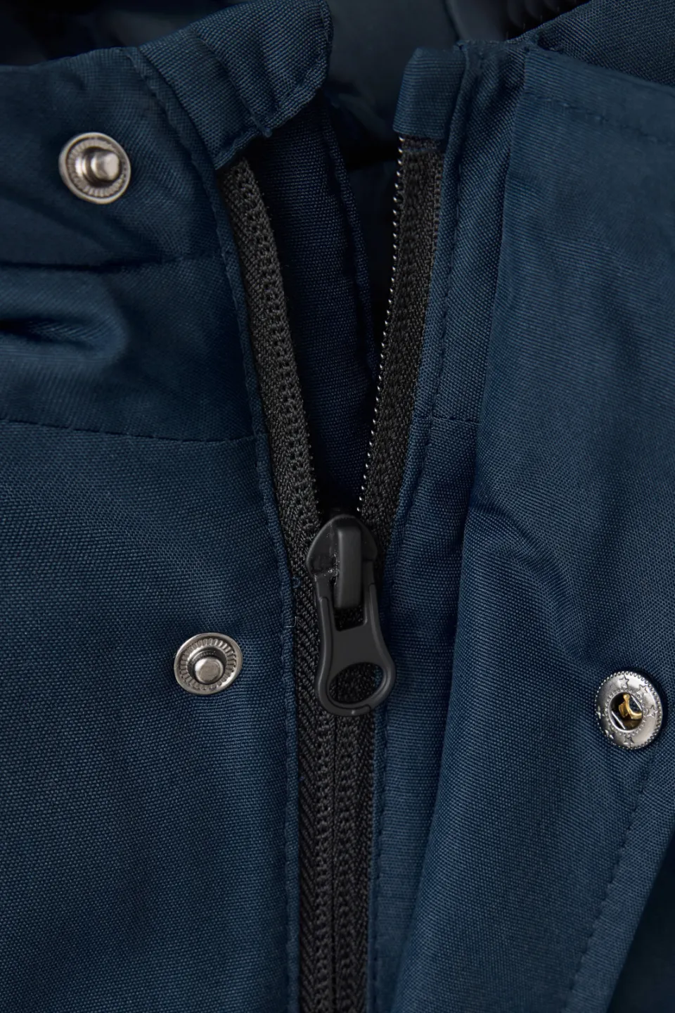 Mango gewatteerde winterjas marineblauw, foto 4