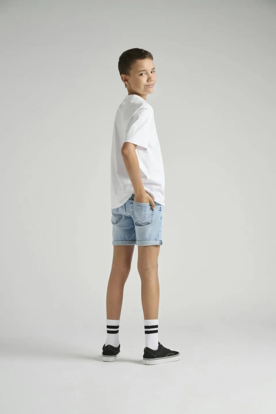 Only & Sons korte broek light blue denim, foto 7
