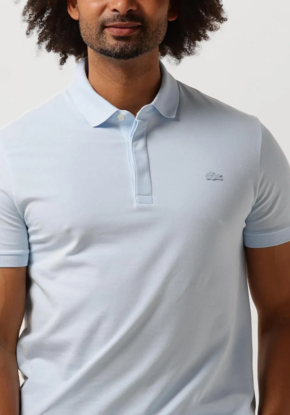 Lacoste Heren Polo's & T-shirts Regular Fit Cotton Blend Polo Shirt - Lichtblauw, foto 5