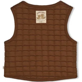 Feetje reversible gilet Tiny Timber Tales - beige/bruin, foto 5