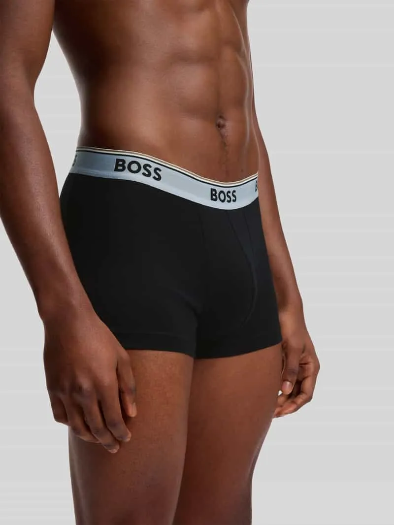Boss Power boxershorts set van 3 donkerblauw beige zwart, foto 3