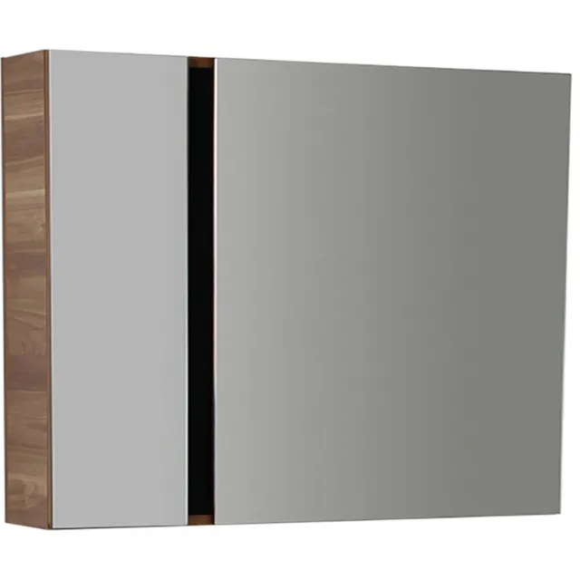 Boss & Wessing Verti spiegelkast 98x80 cm walnoot