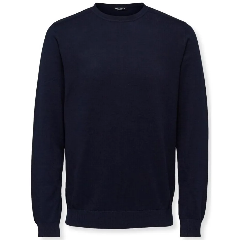 Selected pullover fijn gebreid donkerblauw navy blazer, foto 2