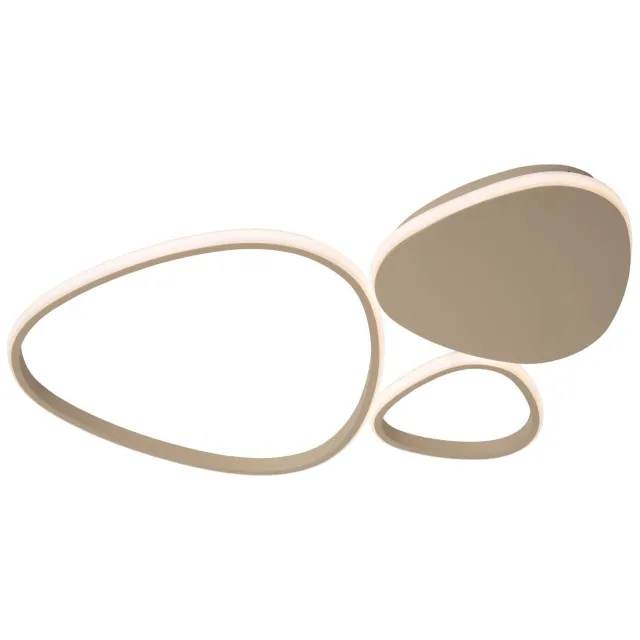 Lucide SAMLING - Plafonnière - LED Dimb. - CCT - 1x30W 2700K SAMLING Taupe