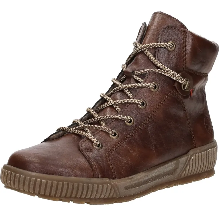 Rieker veterboots hoog cognac, foto 5