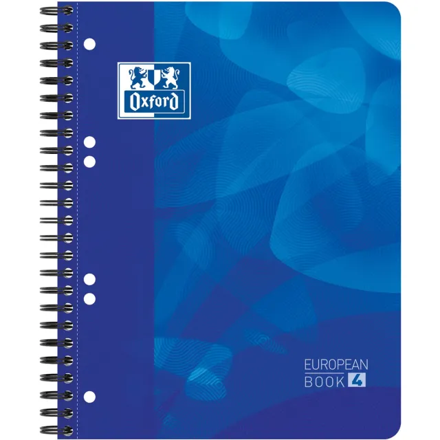 Oxford Projectboek oxford school a5+ lijn 6-gaats 240 Pagina's 80gr blauw