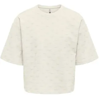 Only KIDS ONLY GIRL sweater met hartjes ecru Hartjes