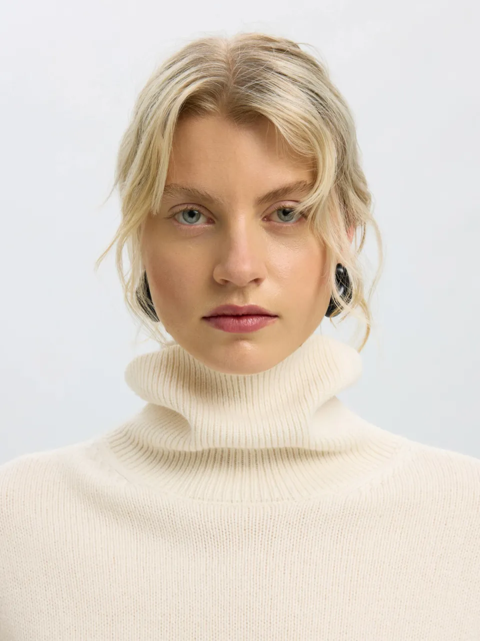 Selected Women coltrui met wol - ecru, foto 3