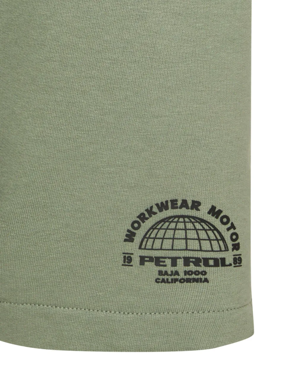 Petrol Industries regular sweatshort saliegroen, foto 6