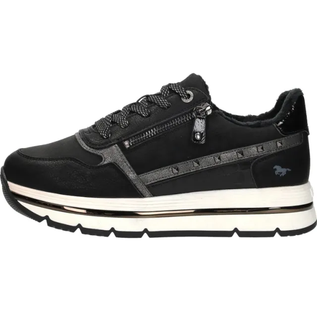 Mustang sneakers laag zwart, foto 2