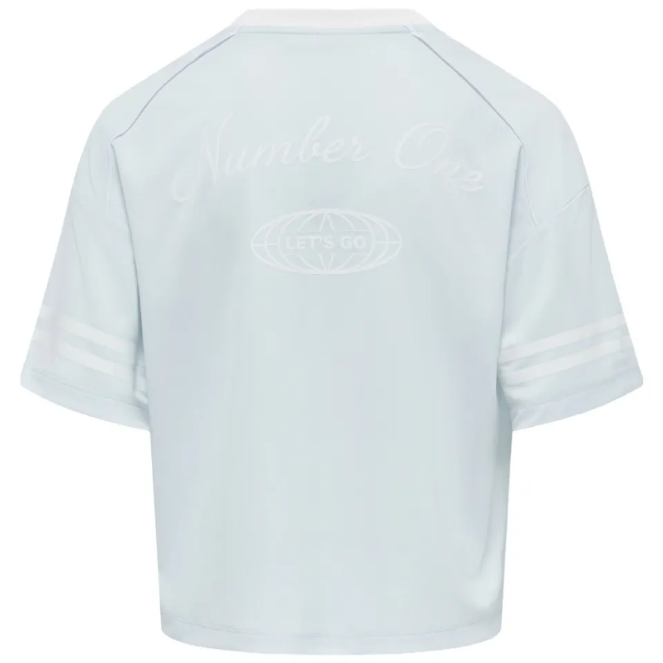 Only cropped T-shirt wit, foto 2