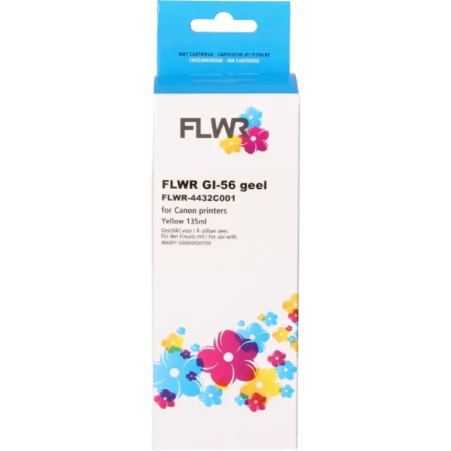 FLWR Canon GI-56Y geel (Huismerk (compatible))
