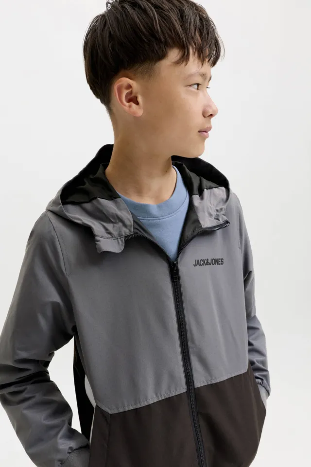 Jack & Jones junior tussenjas antraciet, foto 2