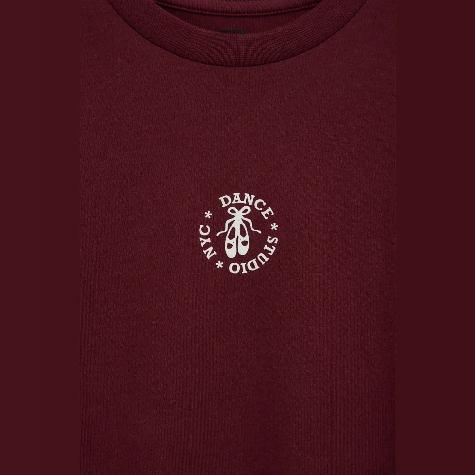 WE Fashion T-shirtjurk donkerrood, foto 7
