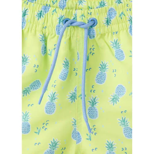 Mango Kids zwemshort limegroen/blauw, foto 4